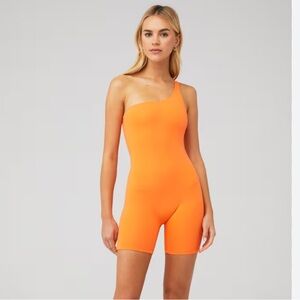 BUMPSUIT THE ROMEE ROMPER in orange L